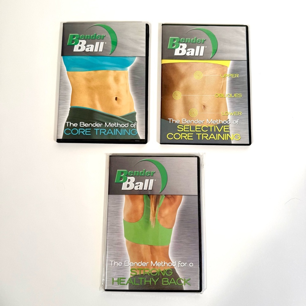 Bender Ball Fitness System 3 DVD Set with Master Trainer Leslee Bender